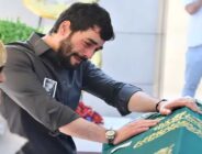 Cenazede tepki çeken anlar