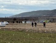 Keçiborlu da Askeri helikopter düştü