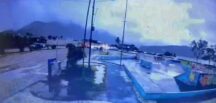 İnerken kaza yaptı