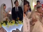 Damadın tavrı gündem oldu.